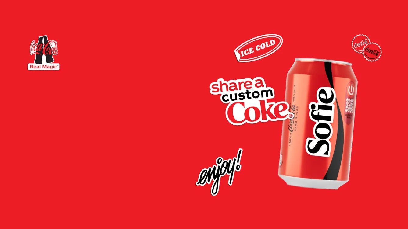 Share a Coke Campaign Banner