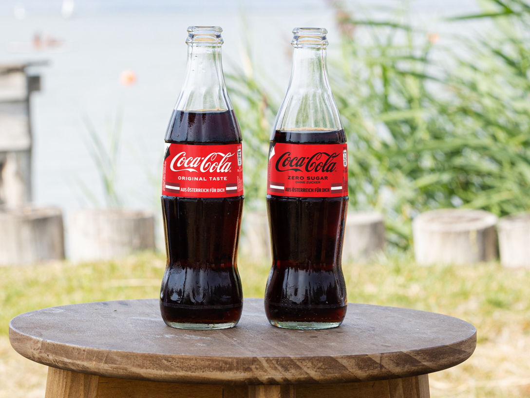 Coca-Cola Flaschen Packshot