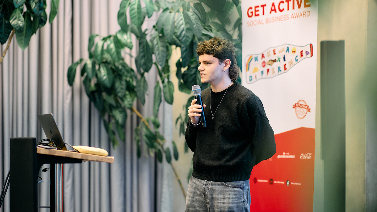 Projekt Bananig bei der Präsentation, GASBA Finale 2025