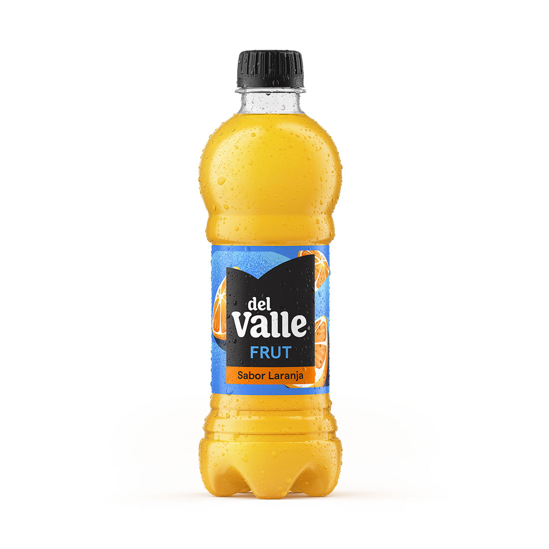 Uma garrafa de Del Valle Frut Sabor Laranja