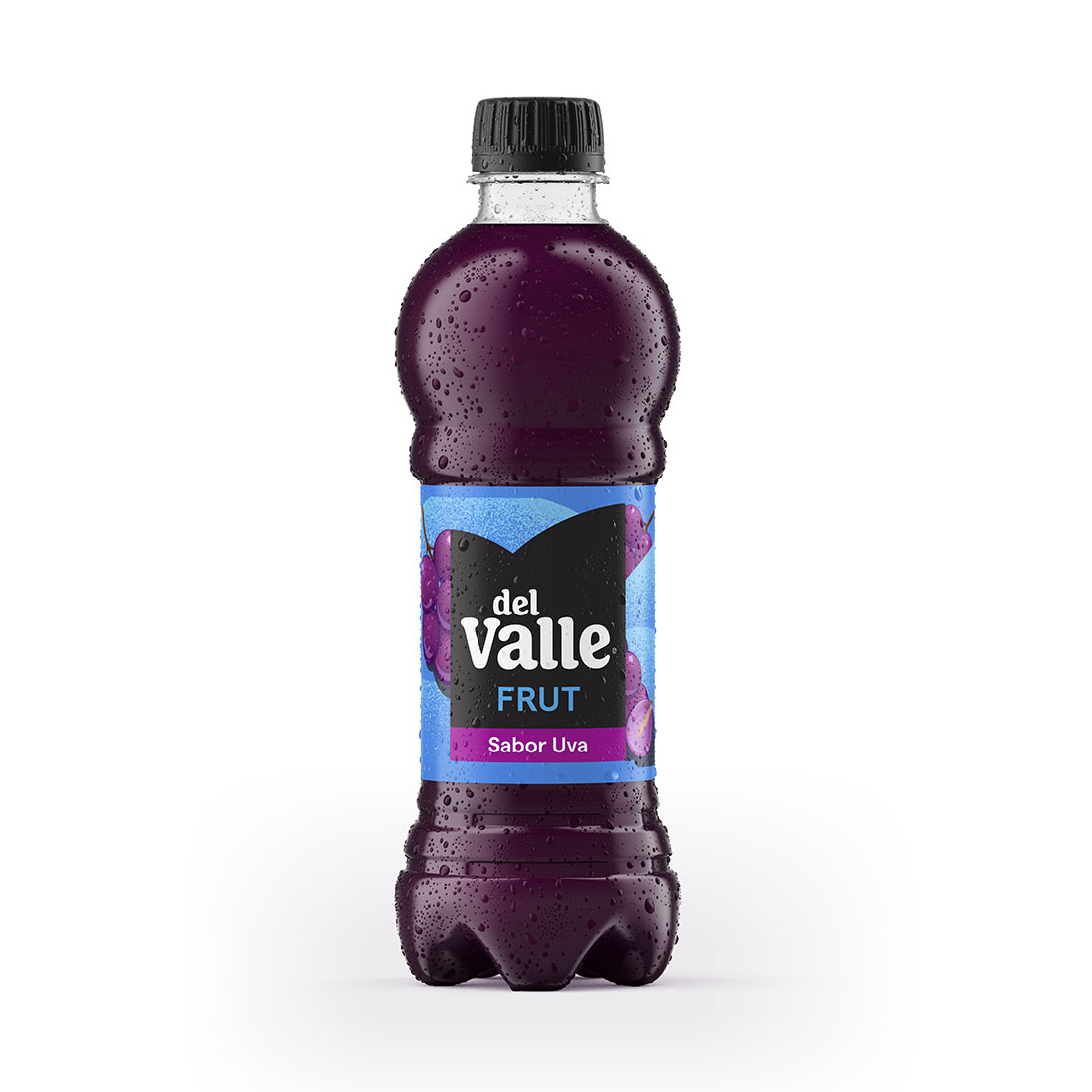Uma garrafa de Del Valle Frut Sabor Uva
