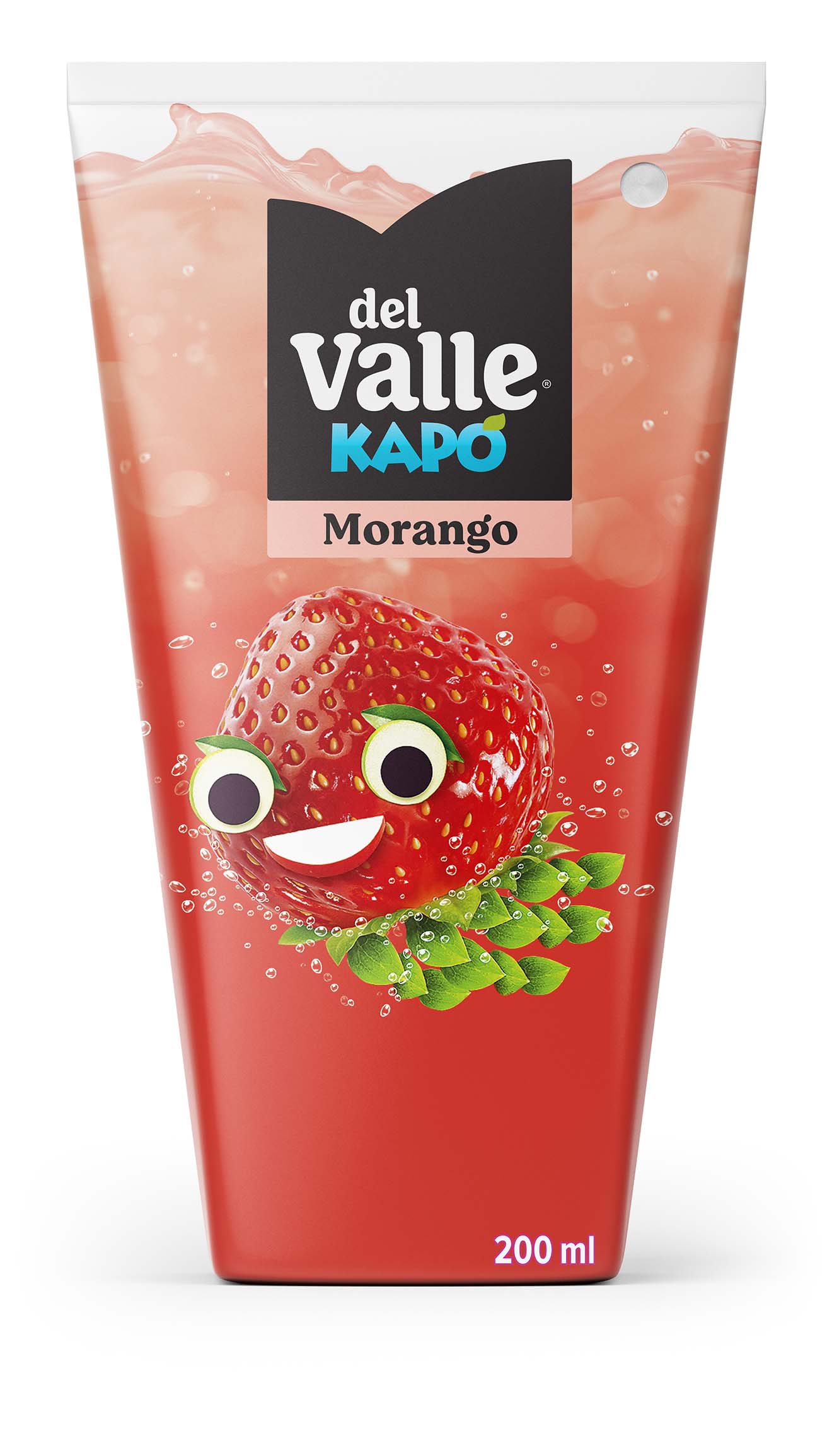 Uma embalagem de Del Valle Kapo Morango