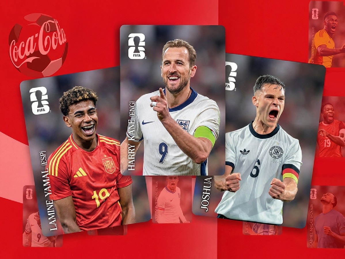 Banner com figurinhas Panini de estrelas.
