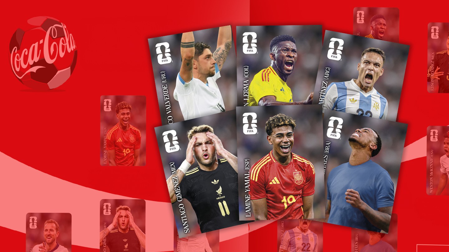 Banner com figurinhas Panini de estrelas.