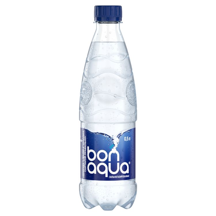 Бутылка Бонаква сильногазированная
