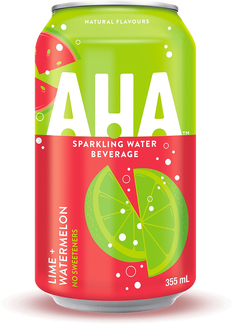 AHA Lime + Watermelon 355 mL can