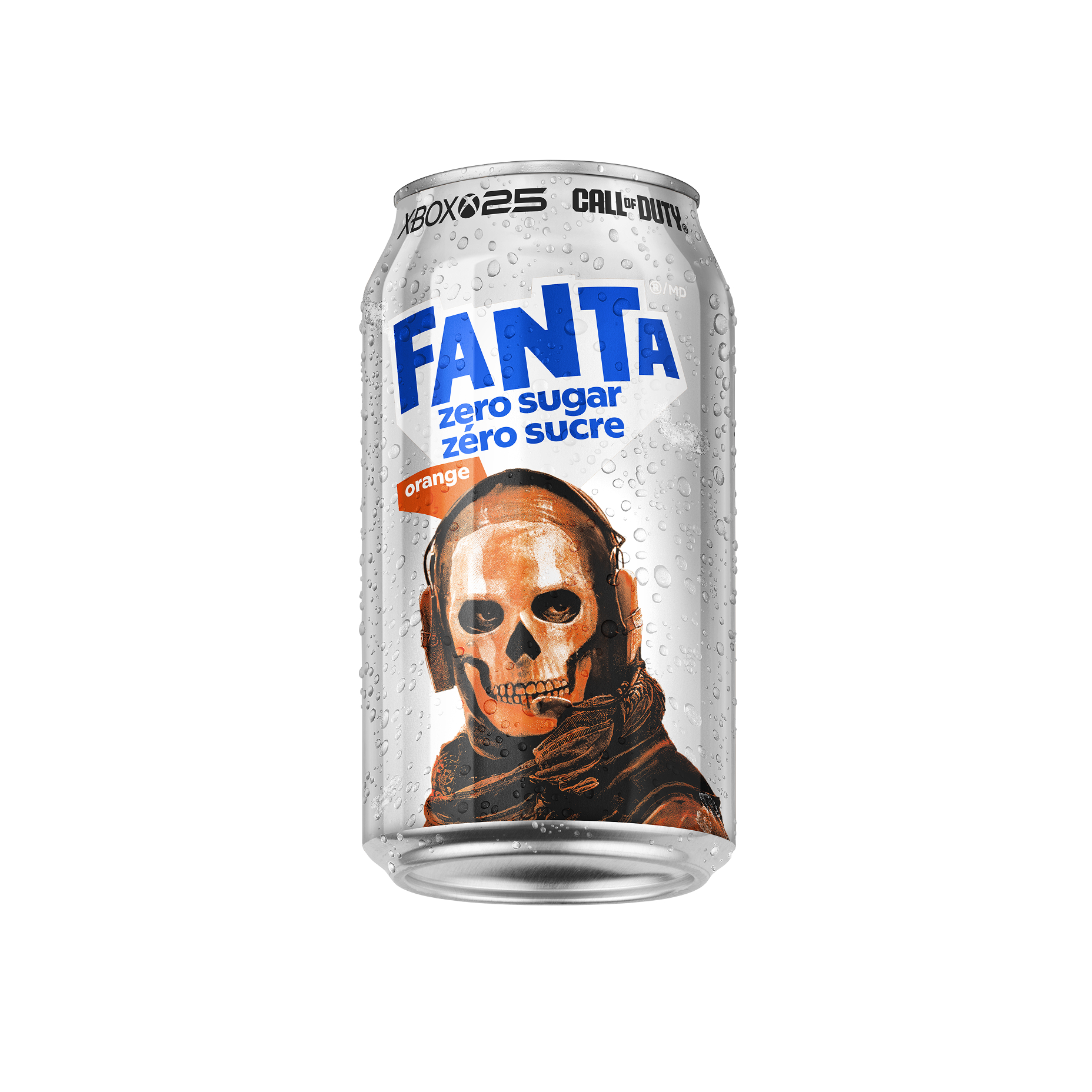 Fanta Zéro Sucre Orange can