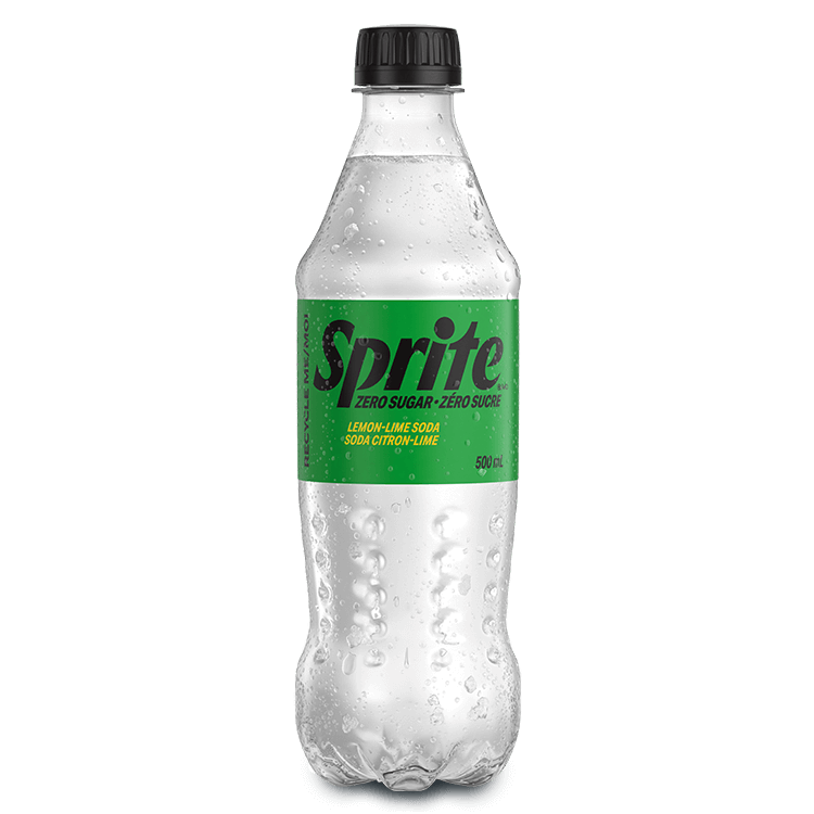 Sprite Zero Sugar 500 mL bottle