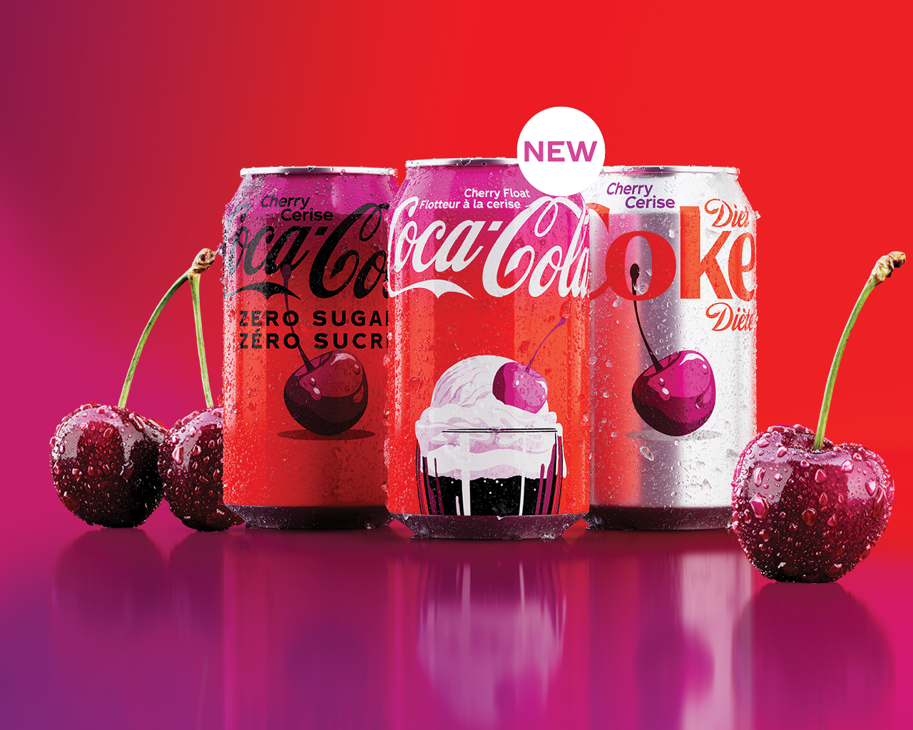 coca-cola cherry flavor lineup