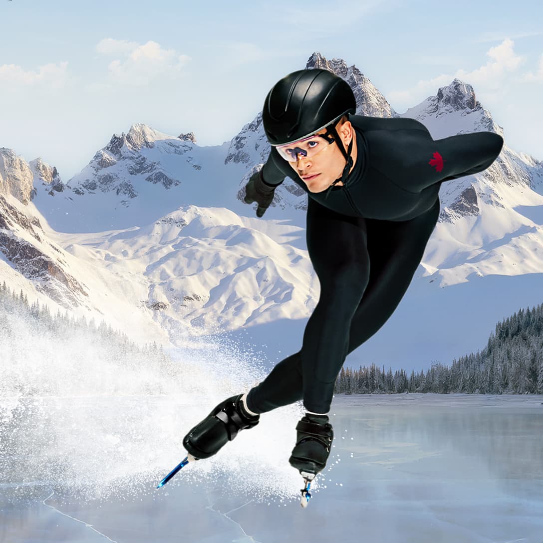 Jordan Pierre-Gilles, Olympian, Speed Skating