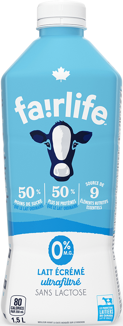 fairlife 0 % Lait écrémé 1,5 L bouteille