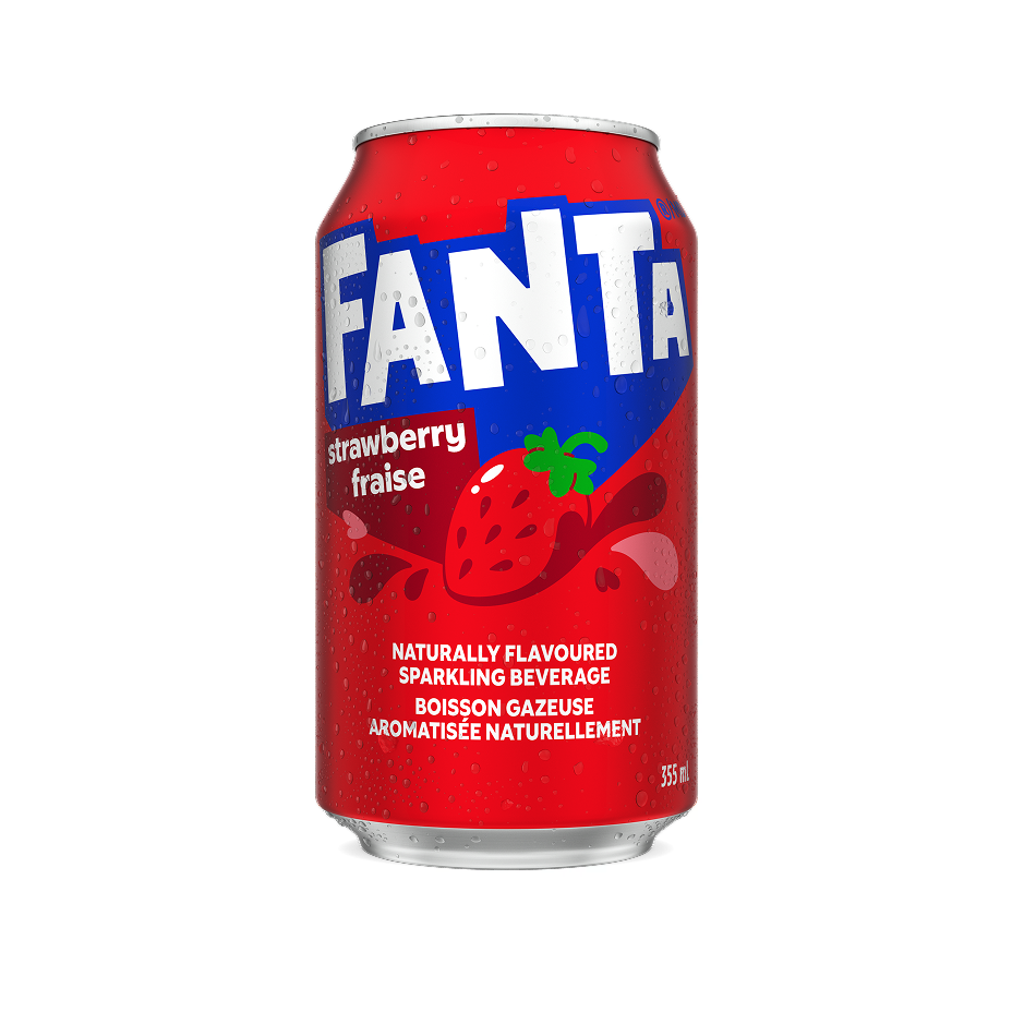 Fanta Fraise can