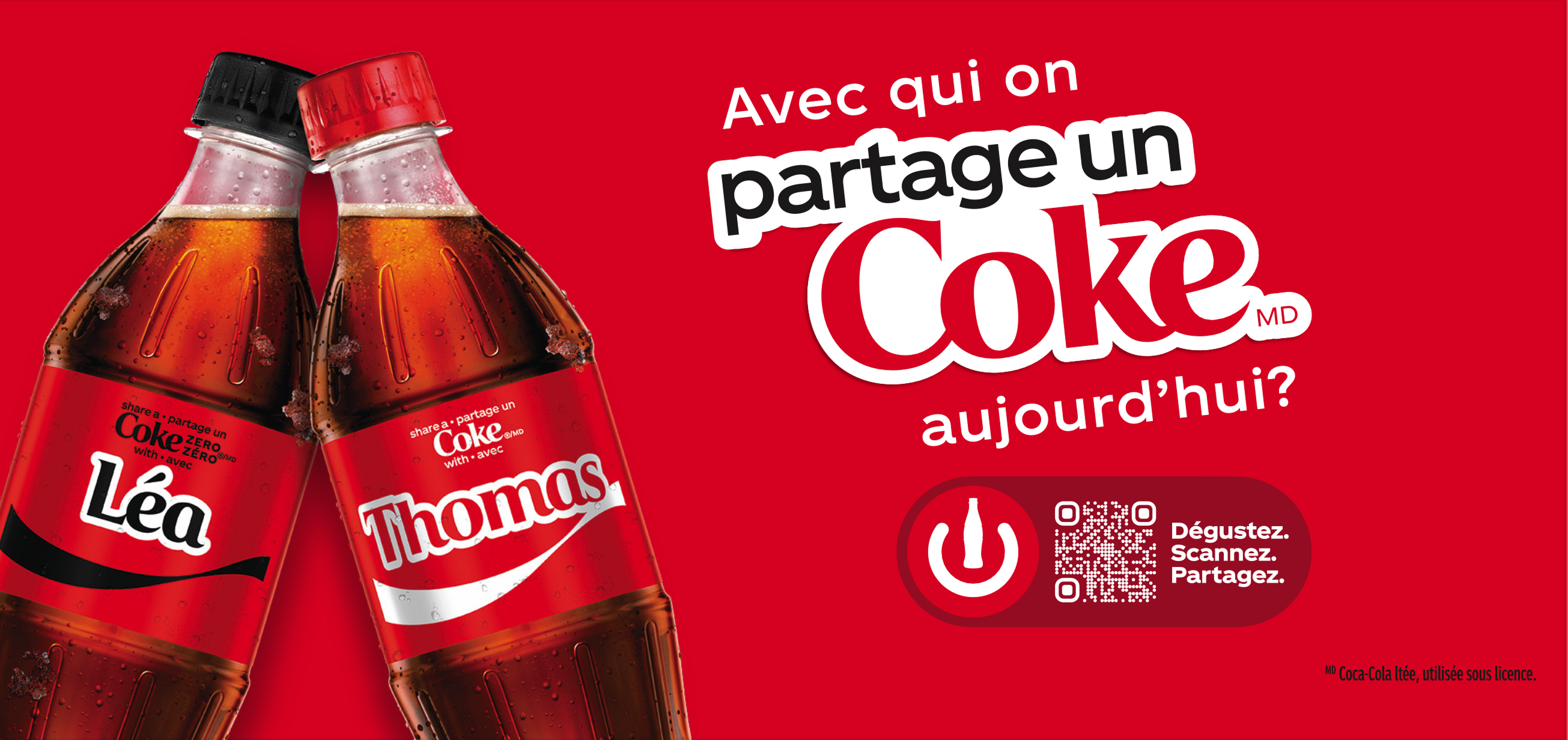 Partage un Coke est de retour banner