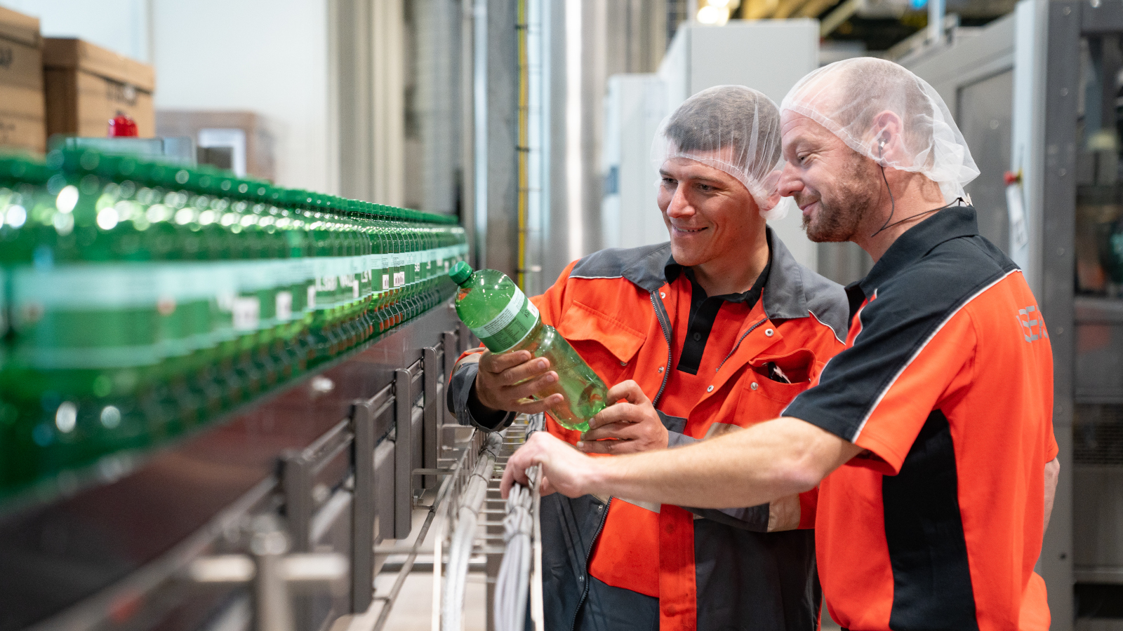 Produktion von VALSER Wasser in Vals