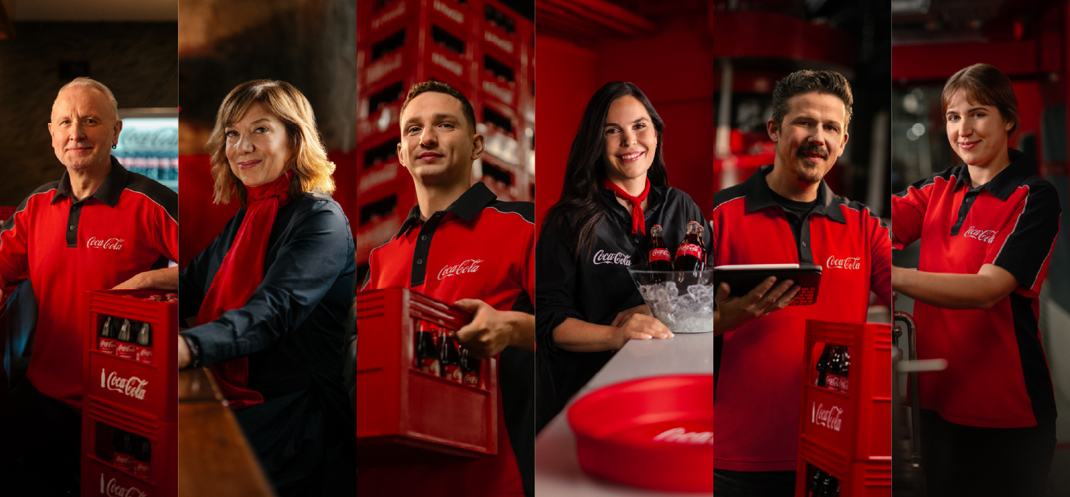 Die Mitarbeitenden von Coca-Cola