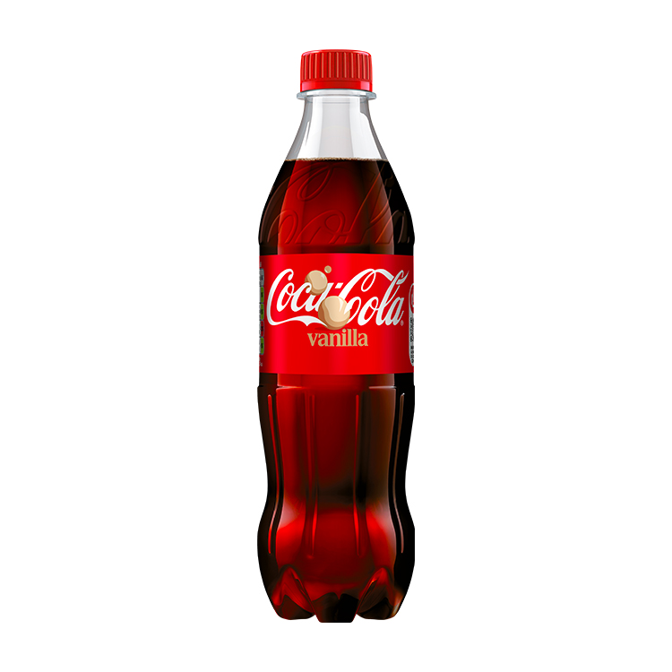 Plastová láhev Coca-Cola Vanilla