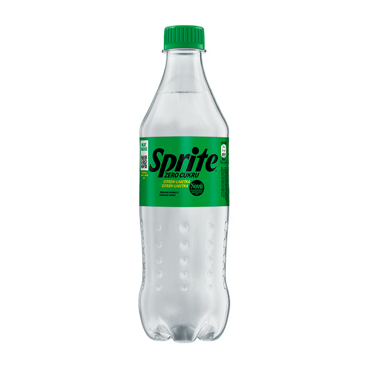 Sprite Zero, limonáda s citronovou příchutí, PET lahev