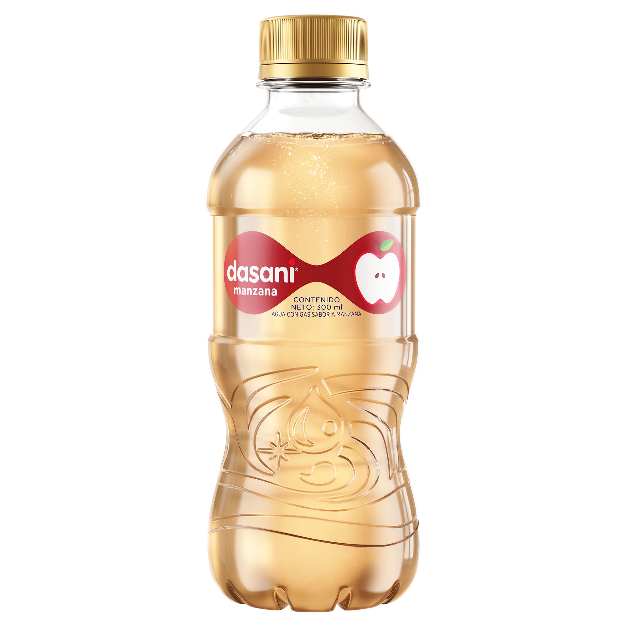 Botella de Dasani Manzana 300mL