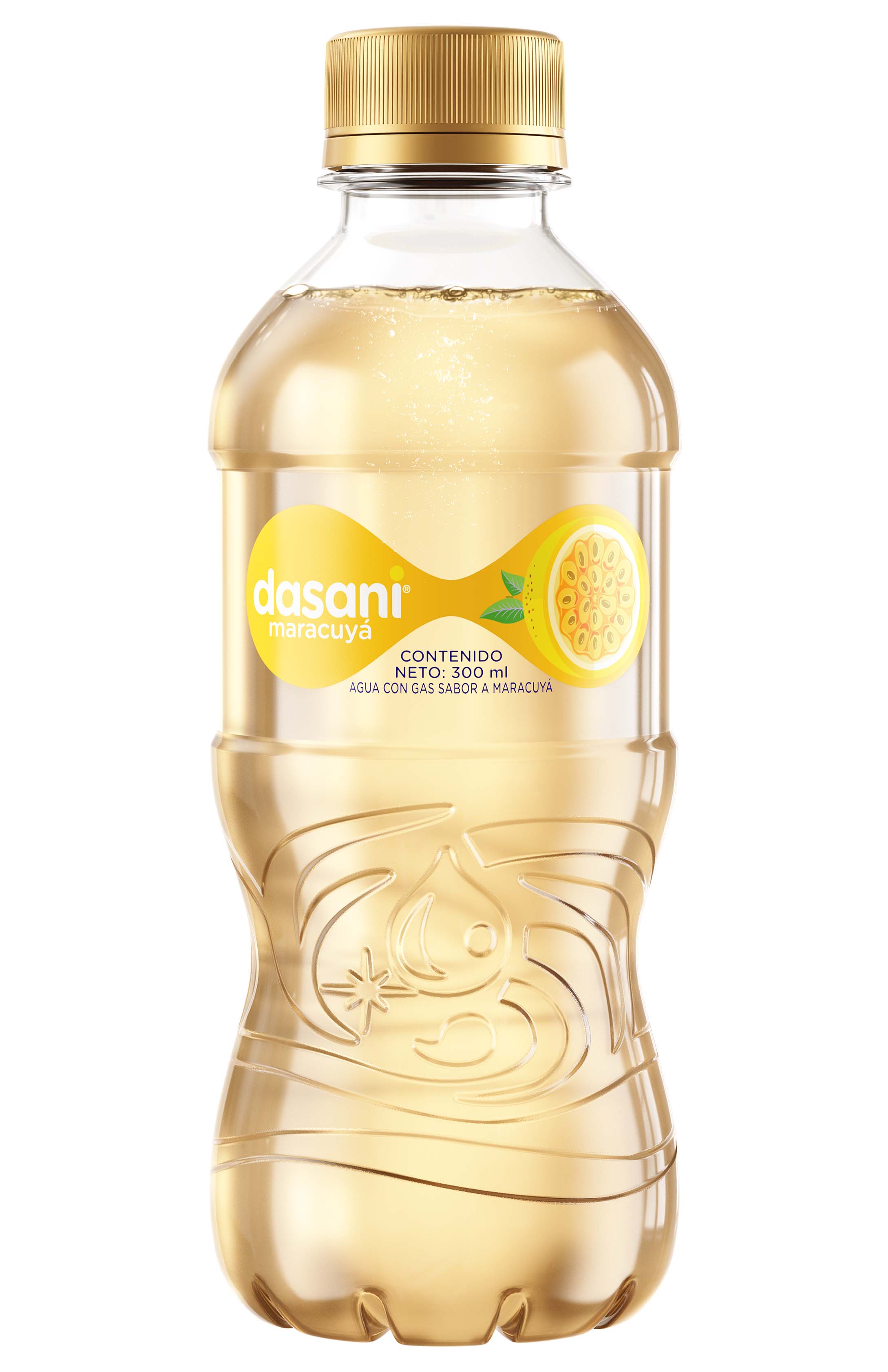 Botella de Dasani Maracuyá 300mL
