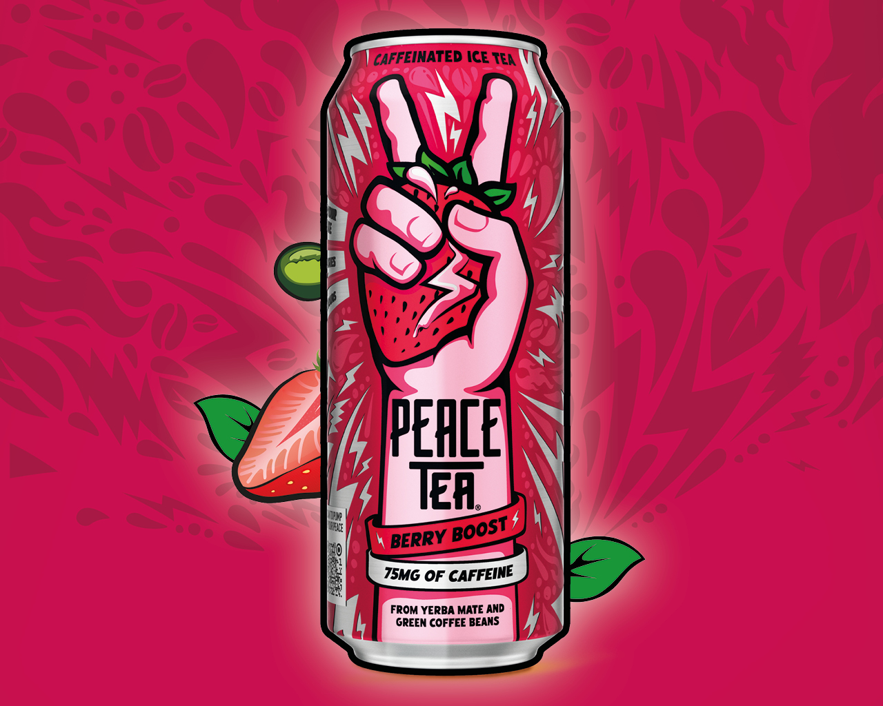 Canette de Peace Tea Berry Boost