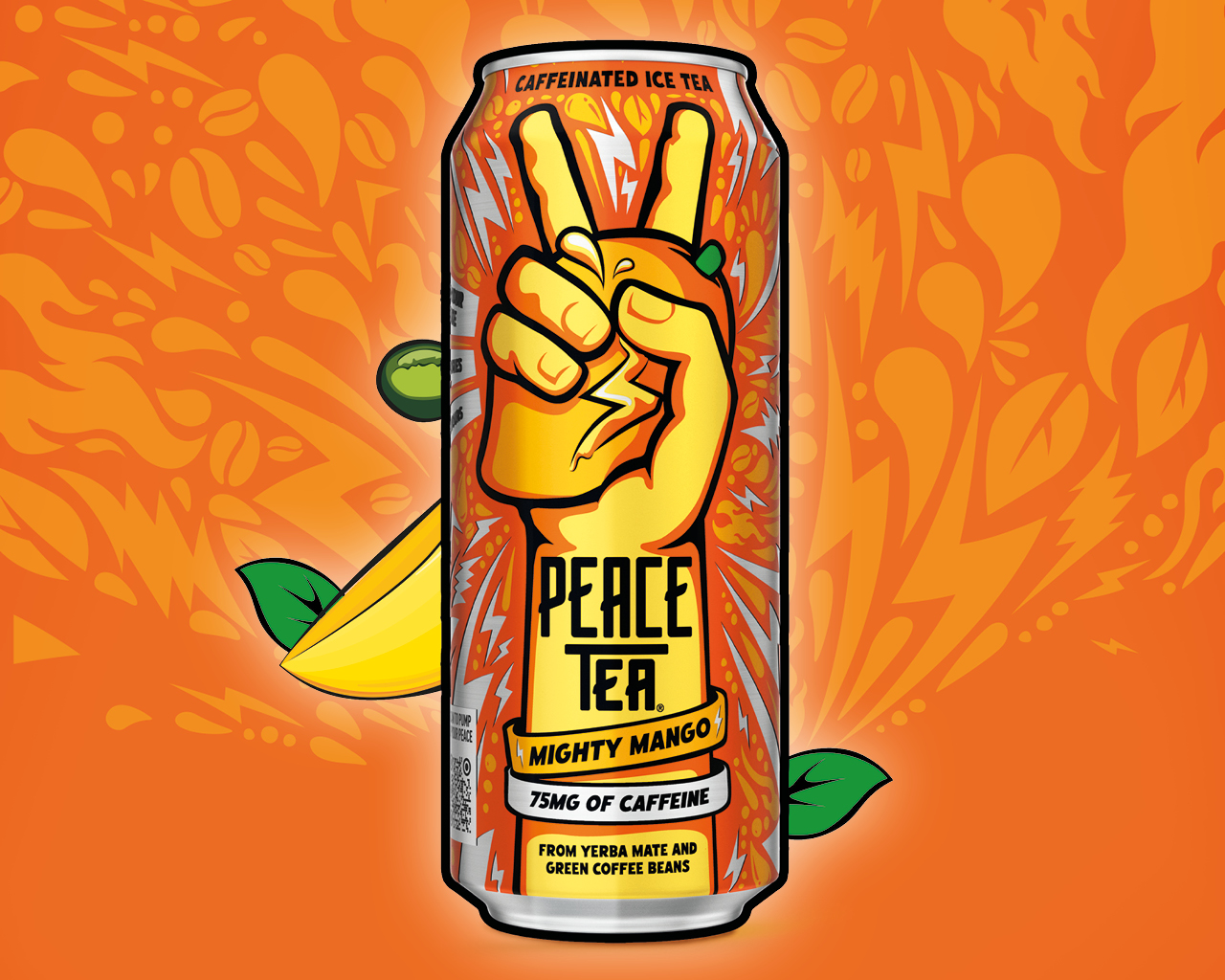 Canette de Peace Tea Mighty Mango