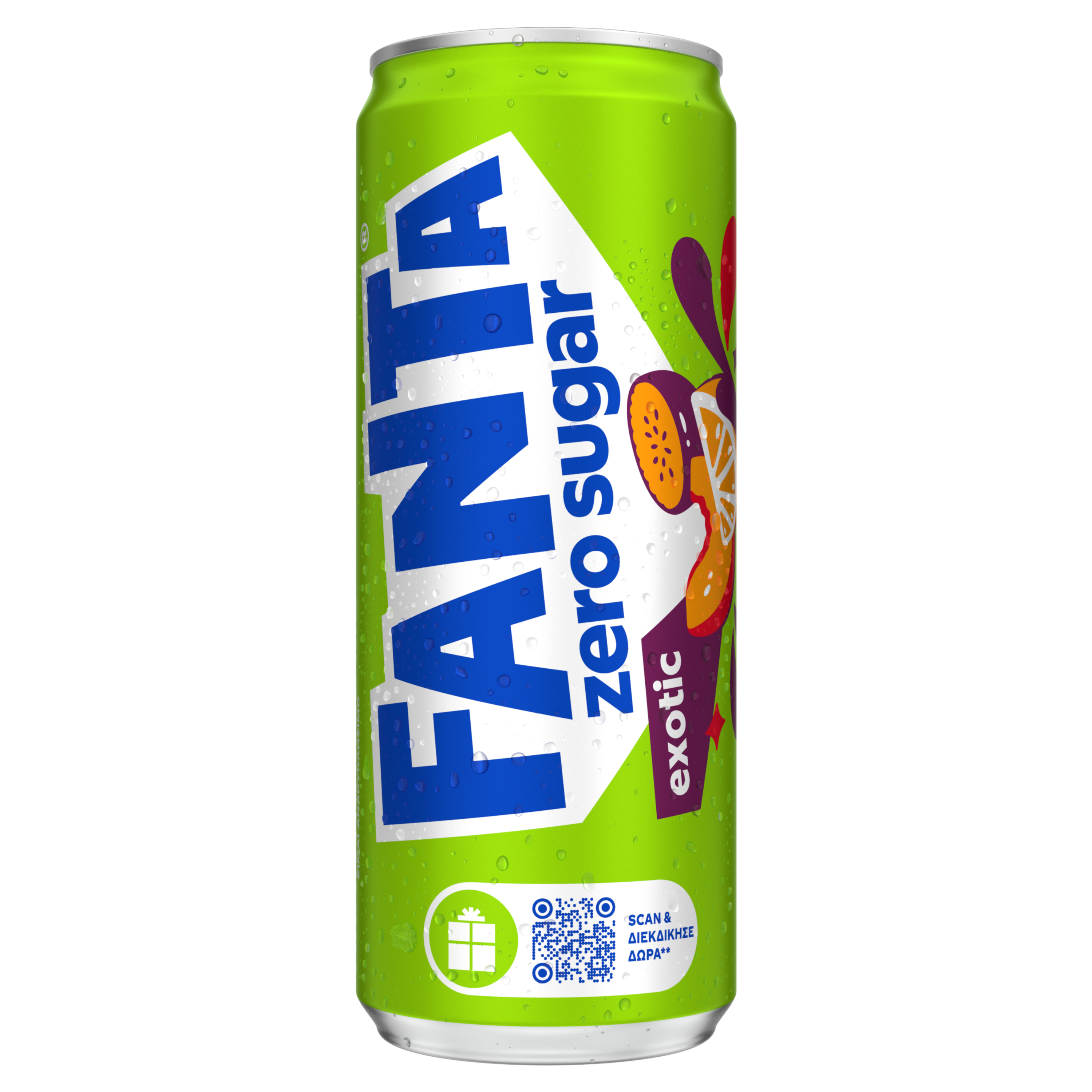 Fanta Exotic Zero χωρίς ζάχαρη
