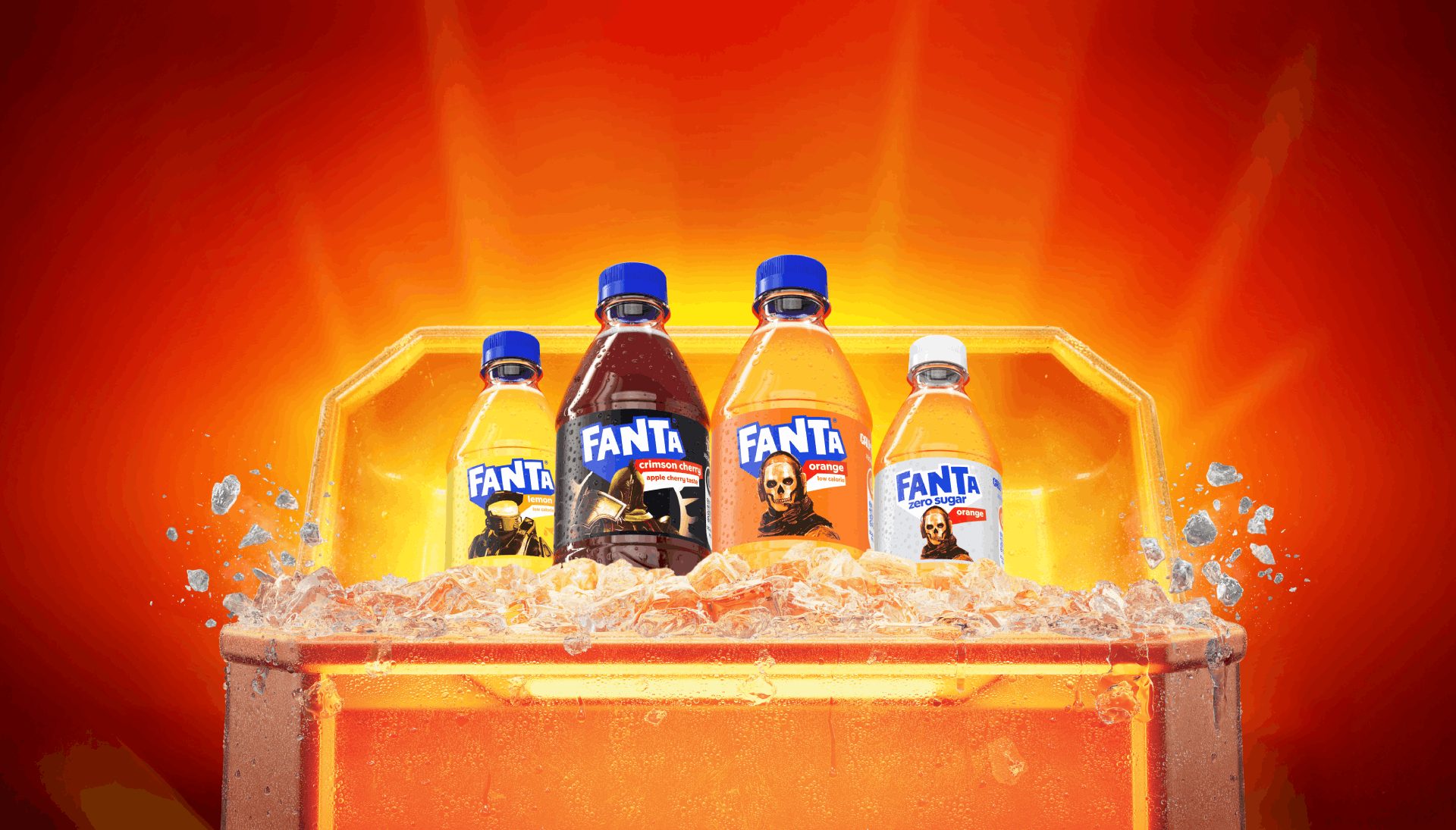 Fanta Xbox Promotional Bottles