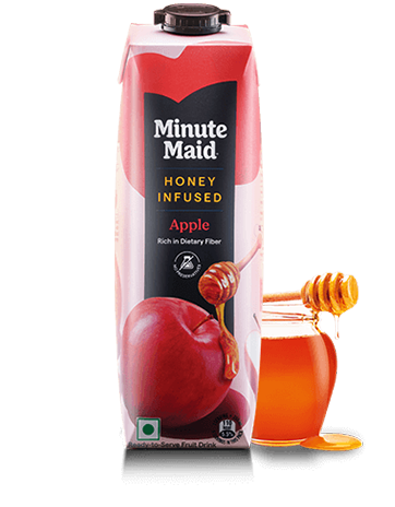 शहद से भरपूर Minute Maid का टेट्रा पैक - सेब