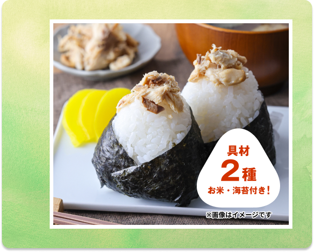 【3ポイントで応募】 富澤商店 こだわり具材2種の おにぎりセット
