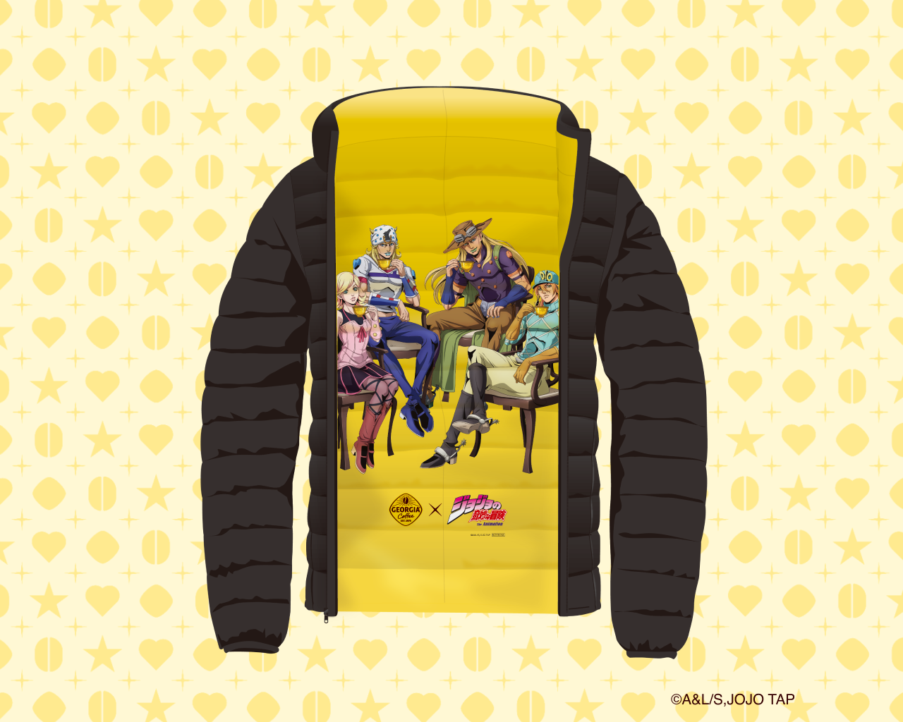 リバーシブルデザインライトダウンジャケット