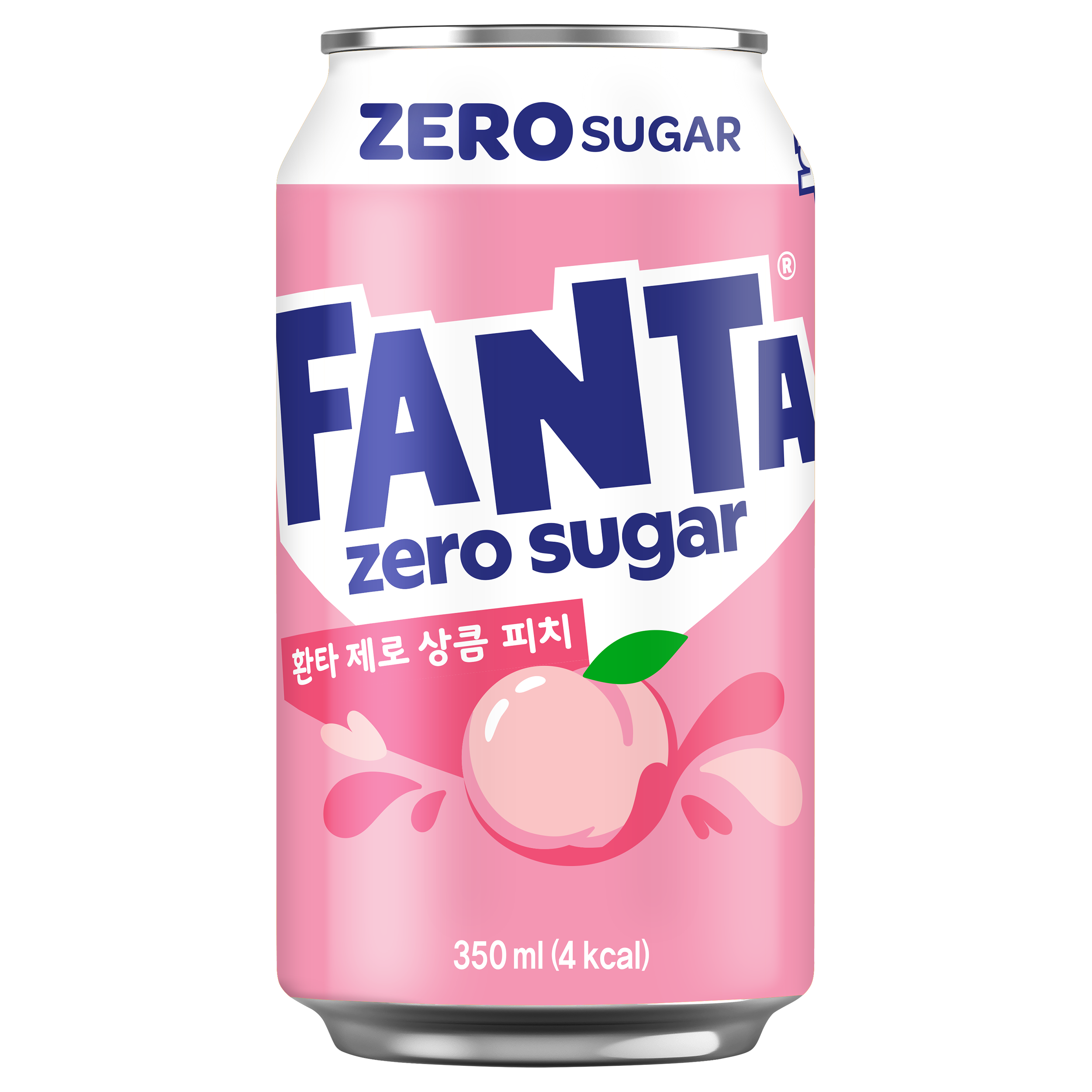 환타 제로 상큼 피치 팩샷