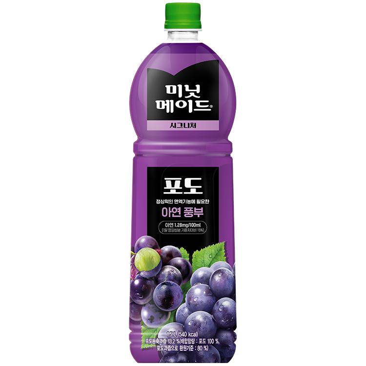 미닛메이드 시그니처 포도 1.5L 제품 사진