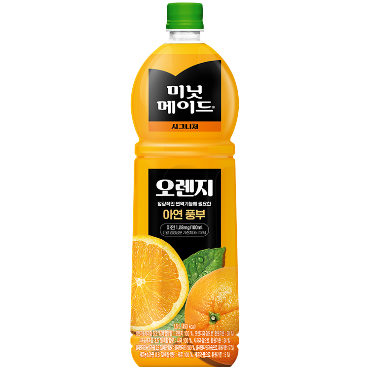 미닛메이드 시그니처 오렌지 1.5L 제품 사진
