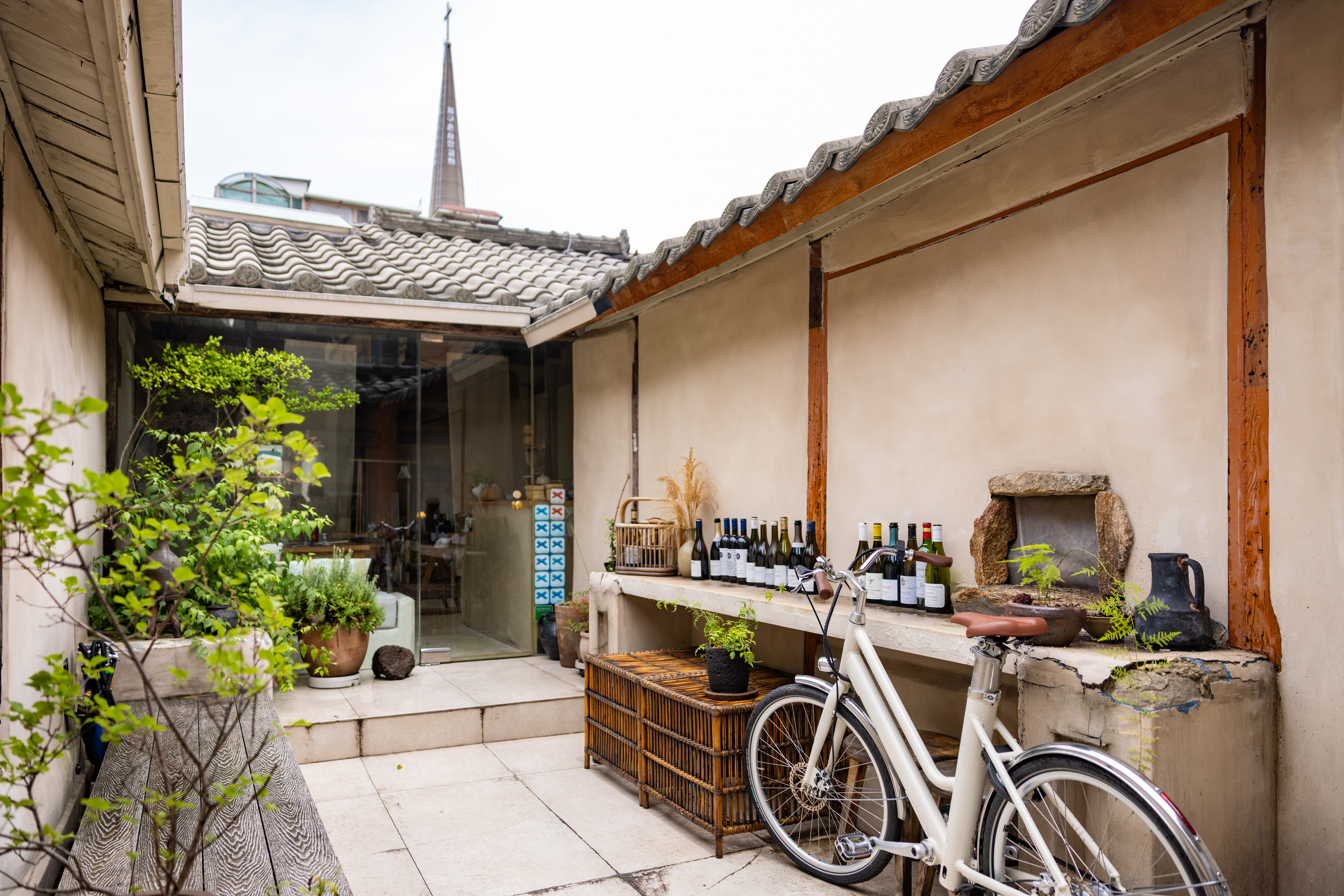 메종 루블랑 입구 전경