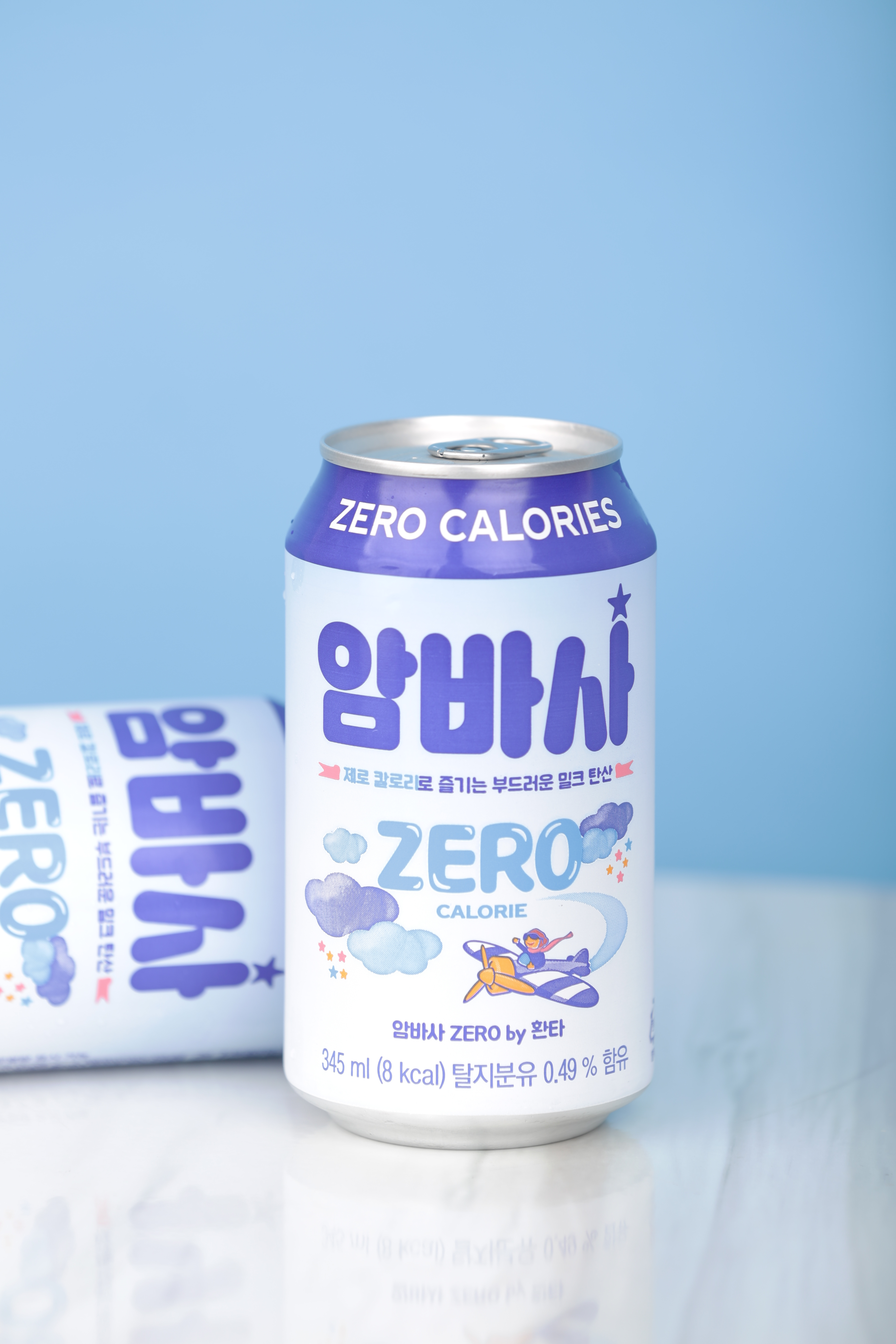 암바사 제로 2캔이 세로 이미지에 담겨 있다.