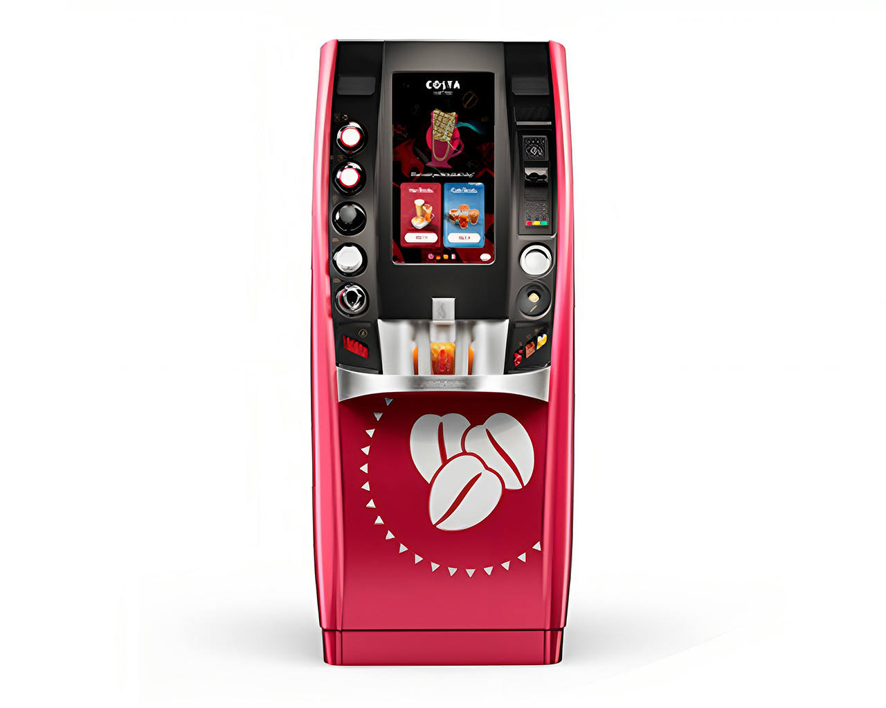 Máquina expendedora de café para llevar Costa Coffee.