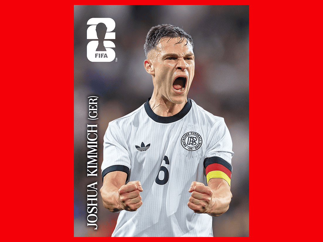 iguritas individuales de Yamal, Giménez, Kimmich, Kane, Gvardiol, Valverde, Lerma, Valencia, E. Martínez, Van Dijk, Davies, Magalhães, Camavinga, L. Martínez