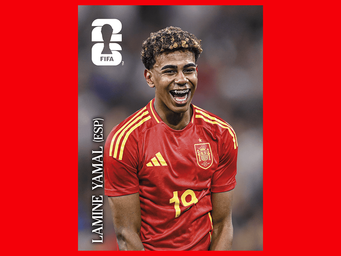 iguritas individuales de Yamal, Giménez, Kimmich, Kane, Gvardiol, Valverde, Lerma, Valencia, E. Martínez, Van Dijk, Davies, Magalhães, Camavinga, L. Martínez