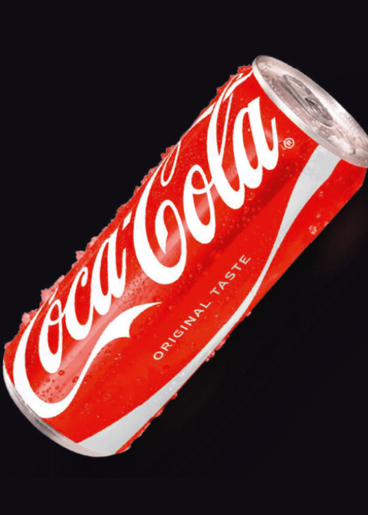 Une canette de Coca-Cola Original Taste.