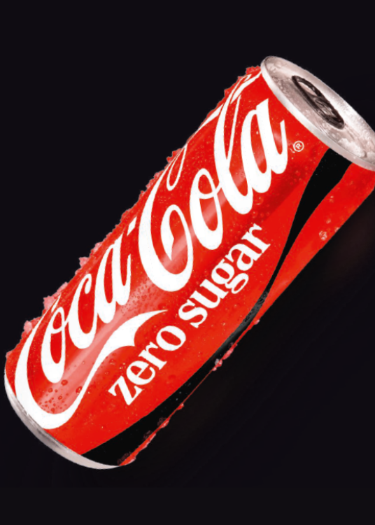 Une canette de Coca‑Cola Zero Sugar