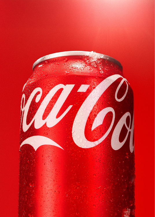 Een blikje Coca‑Cola Original Taste.
