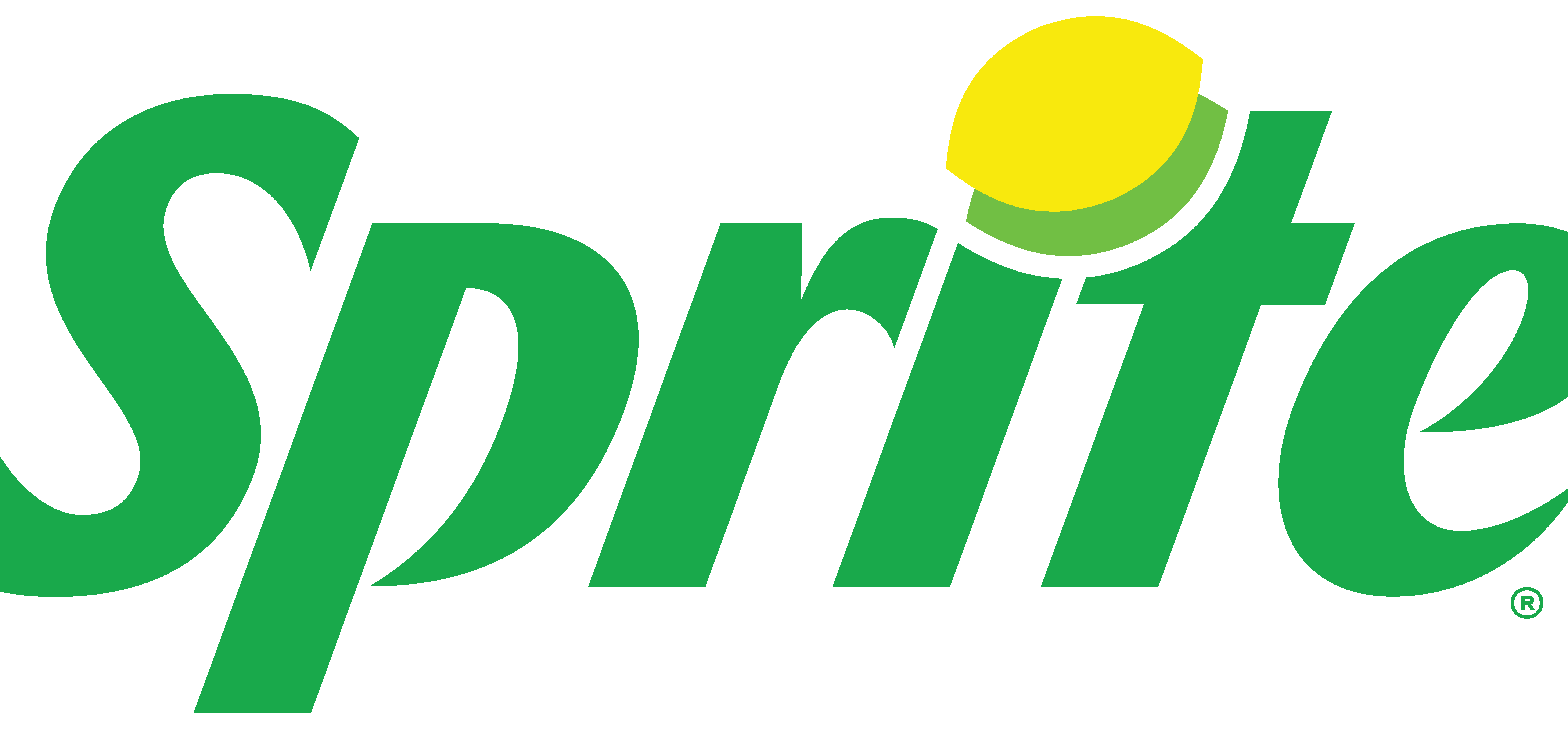 Sprite-logo på hvid baggrund