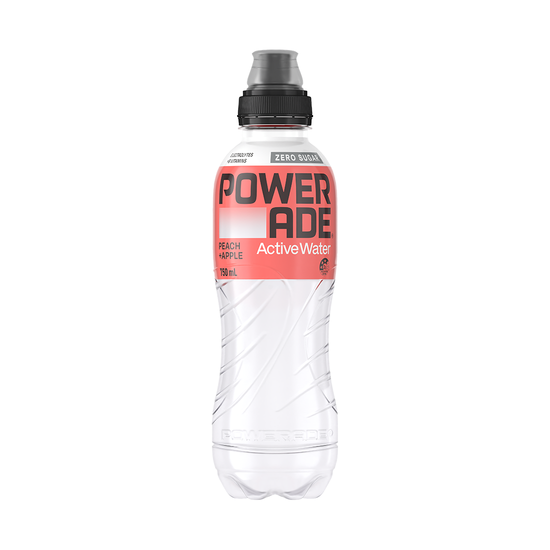 Powerade Active Water Peach and Apple No Sugar bottle