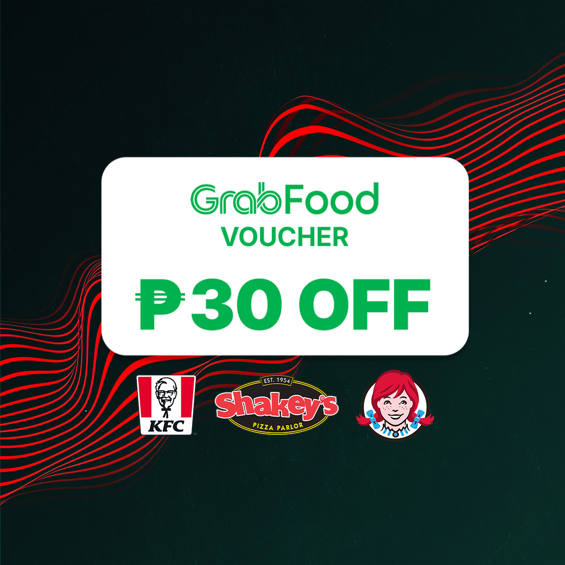 Grab Food Voucher P30 OFF