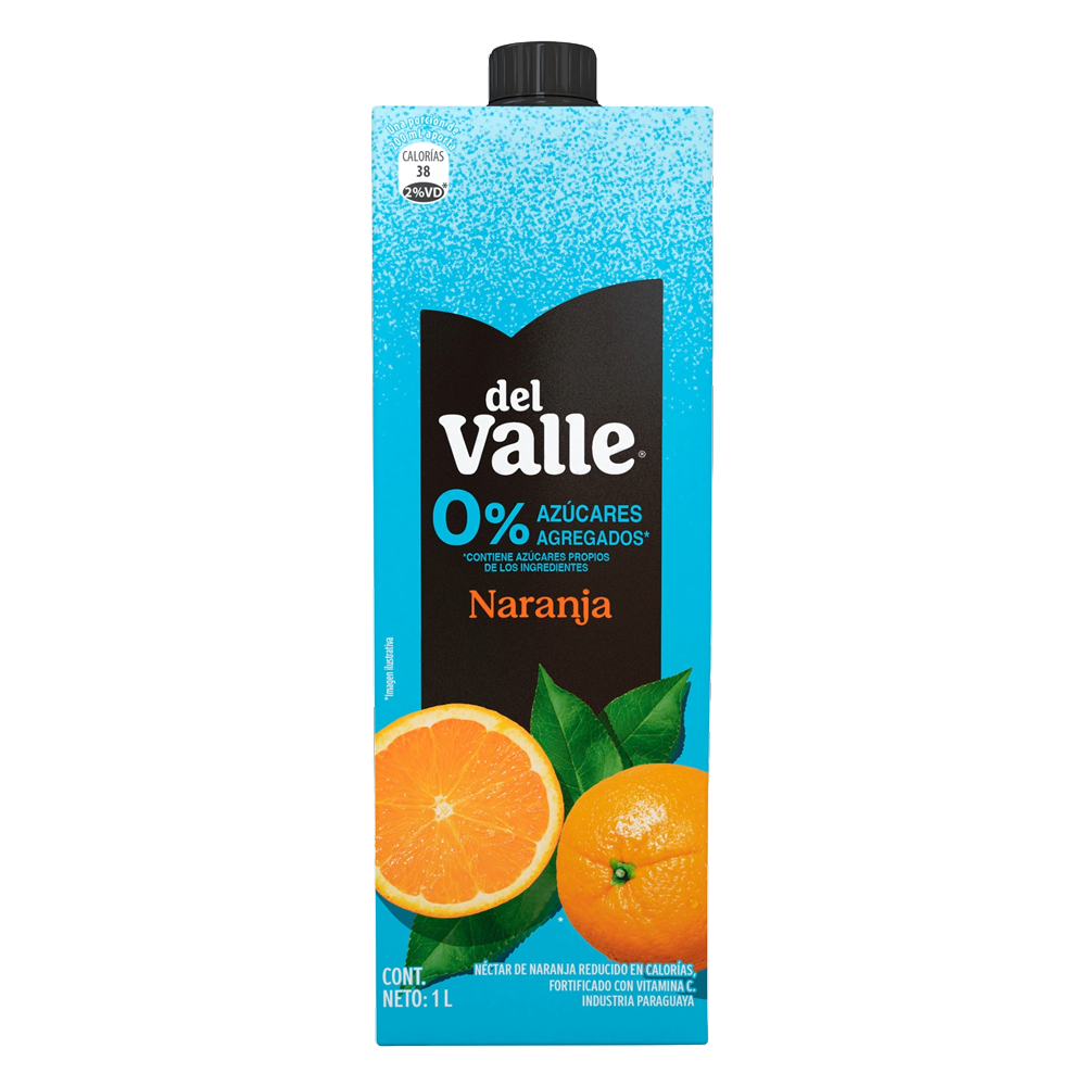 Tetra Brik de del Valle Néctar Naranja 0% Azúcares Agregados