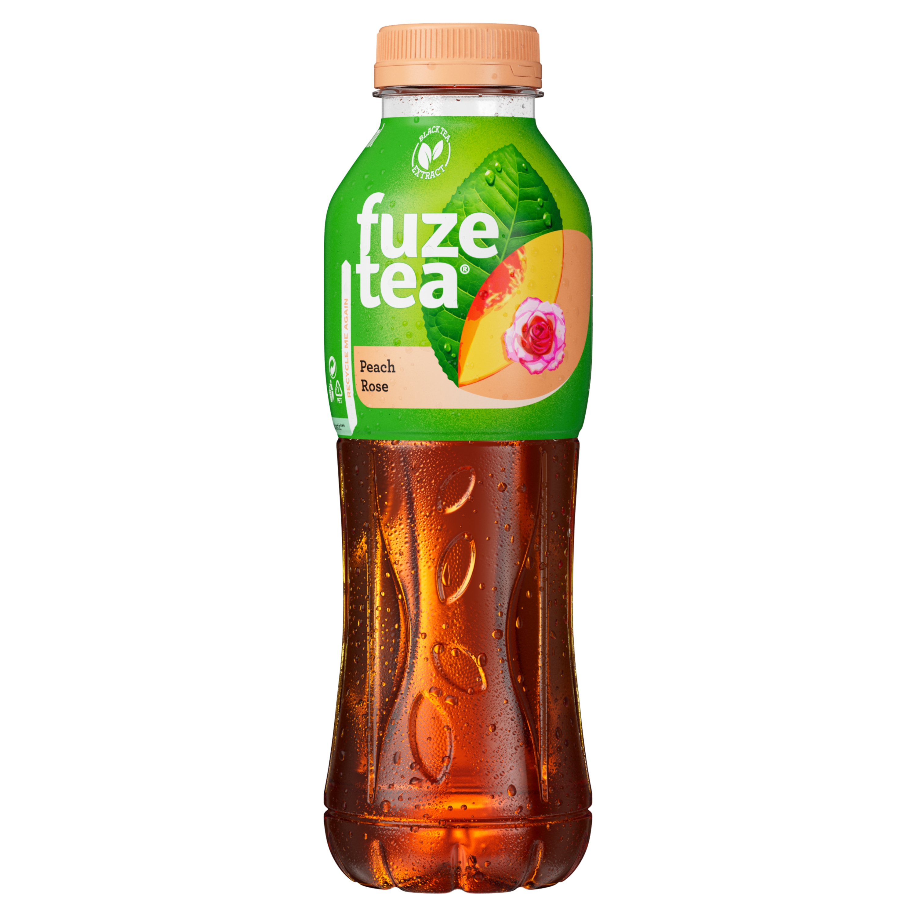 Fuzetea peach n rose flašica sa belom pozadinom