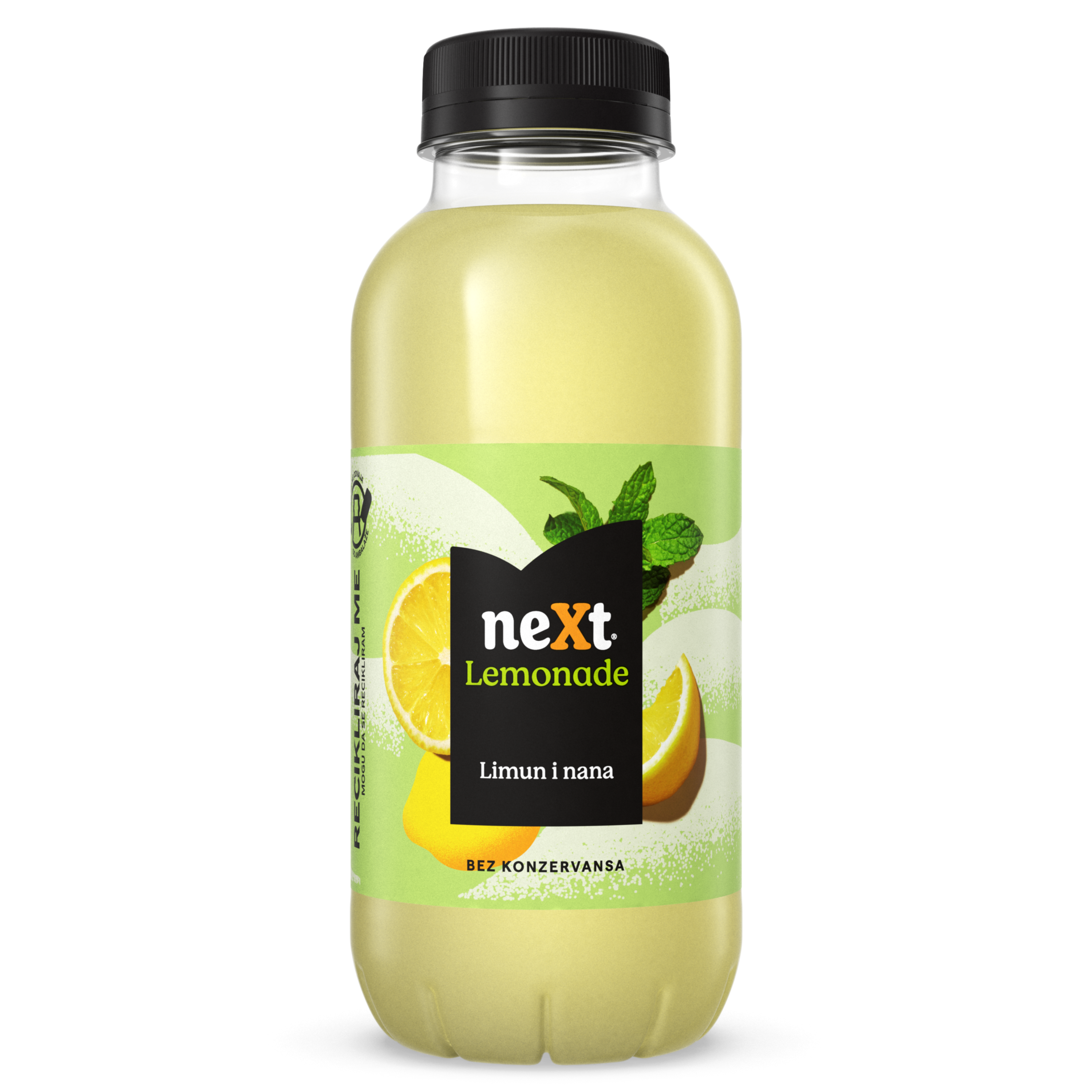next lemonade limun i nana flašica sa belom pozadinom