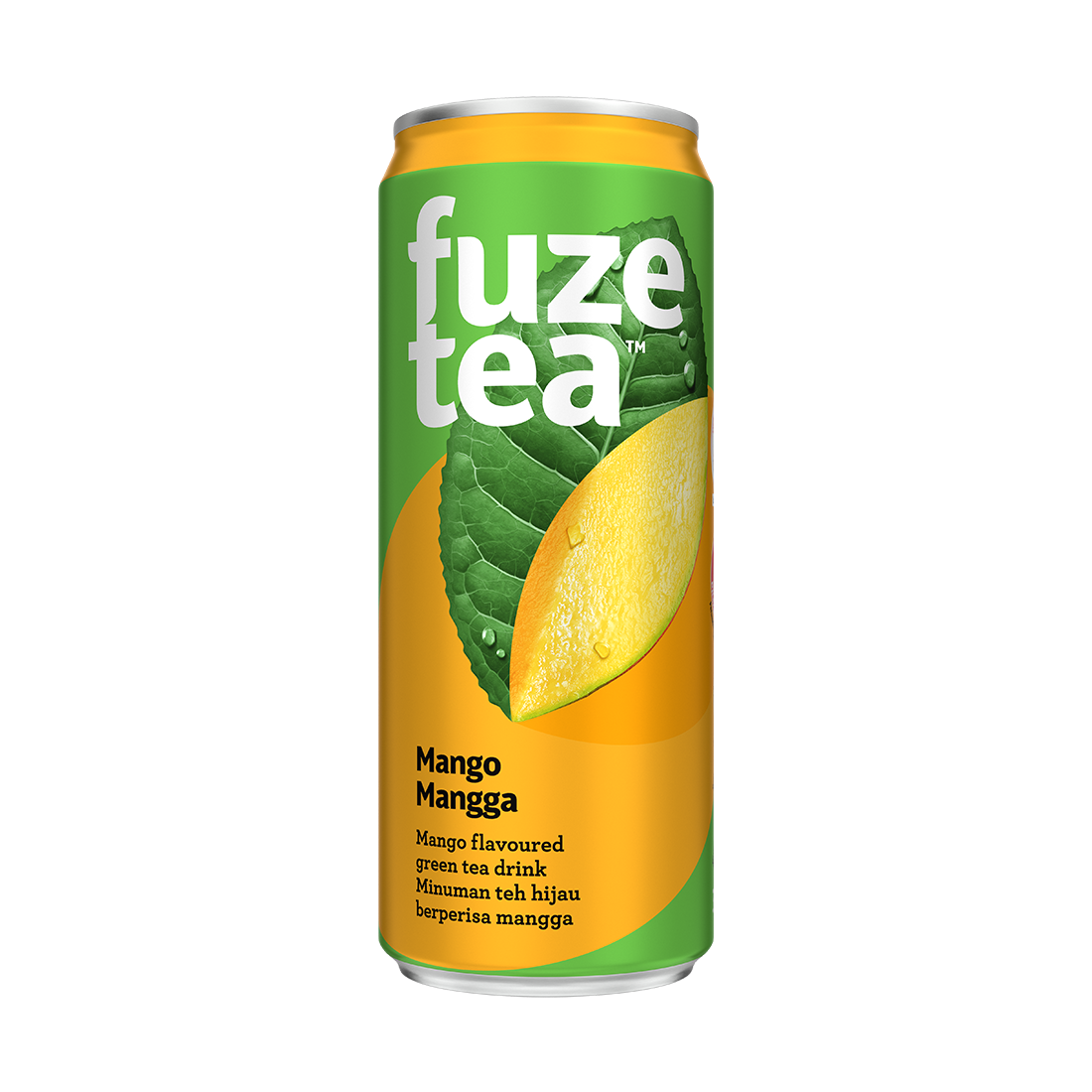 Fuze Tea Mango Green Tea can
