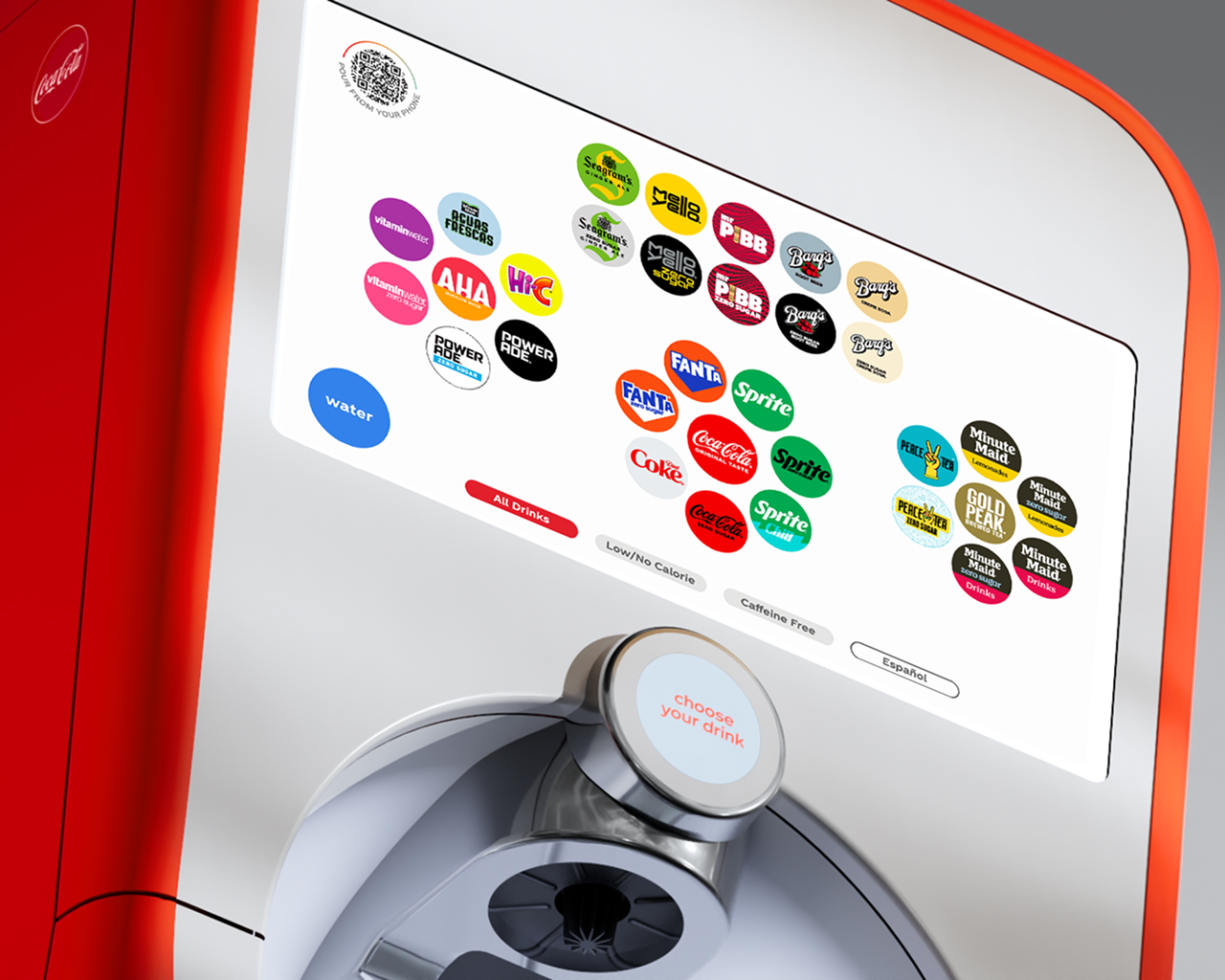 freestyle machine with flavor options