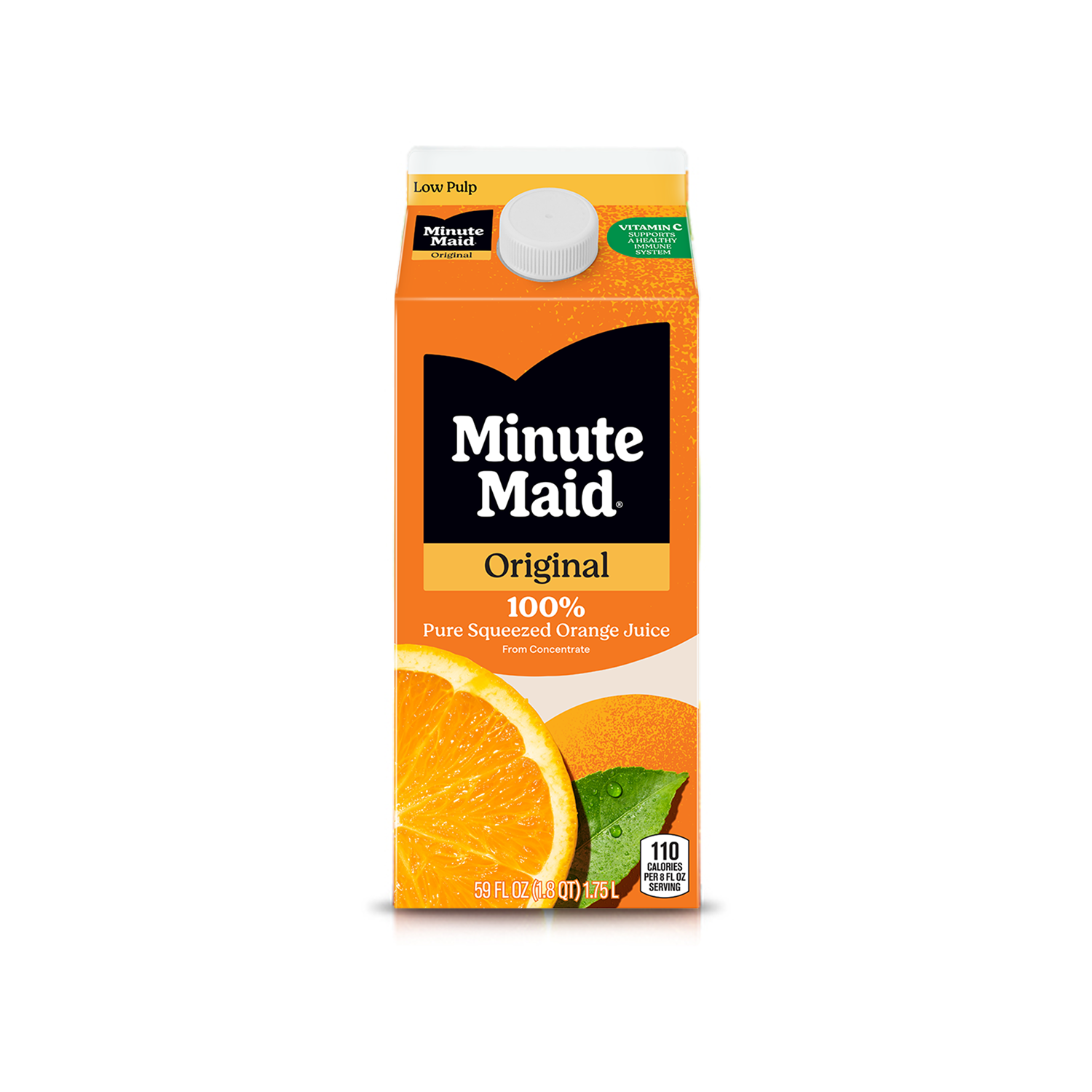 Minute Maid Orange Juice Carton, 59 fl oz